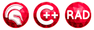 Logos de RAD Studio, embarcadero y c++ builder