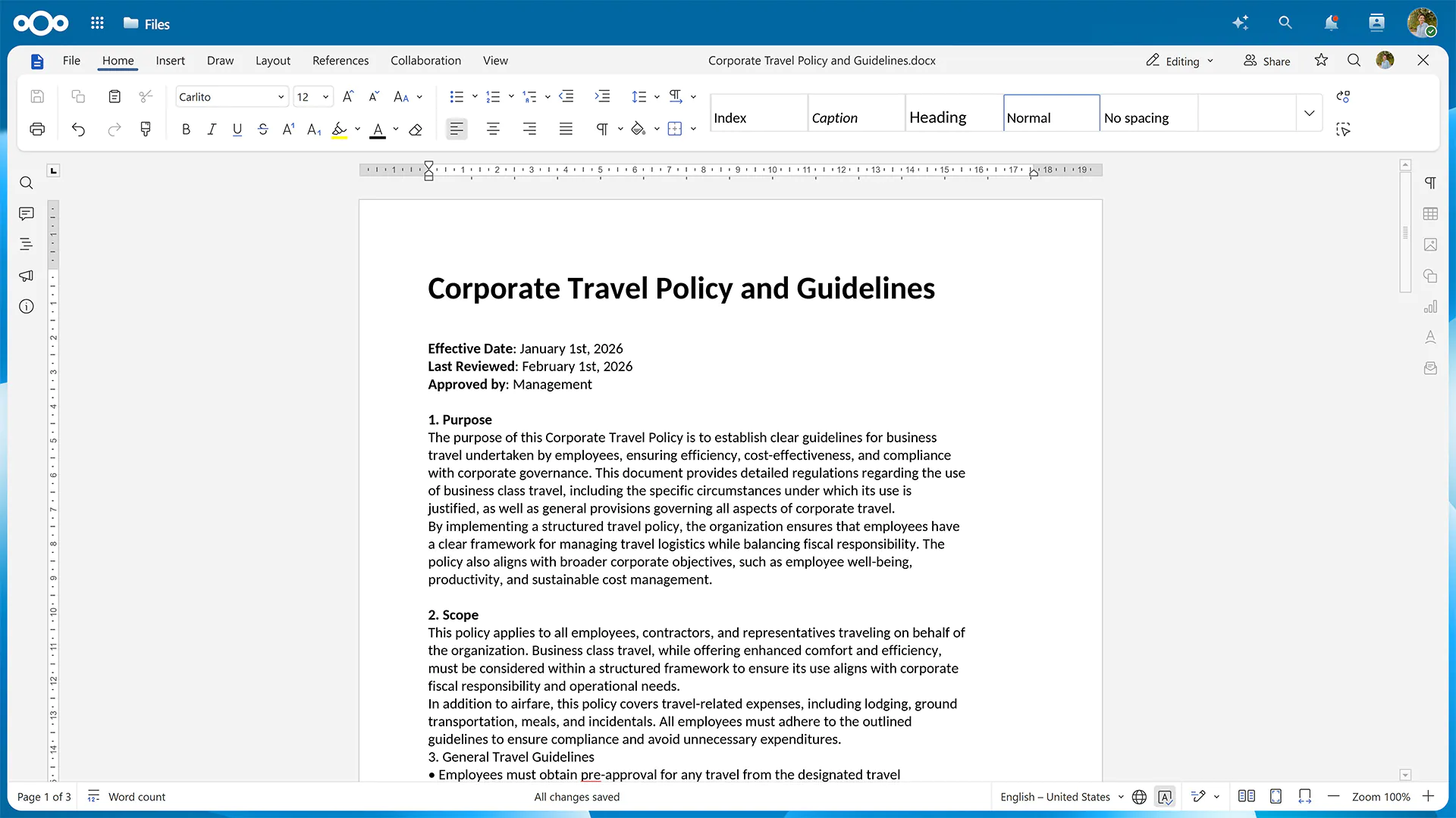 plataforma de colaboración empresarial Nextcloud Hub 26 Spring con control del dato